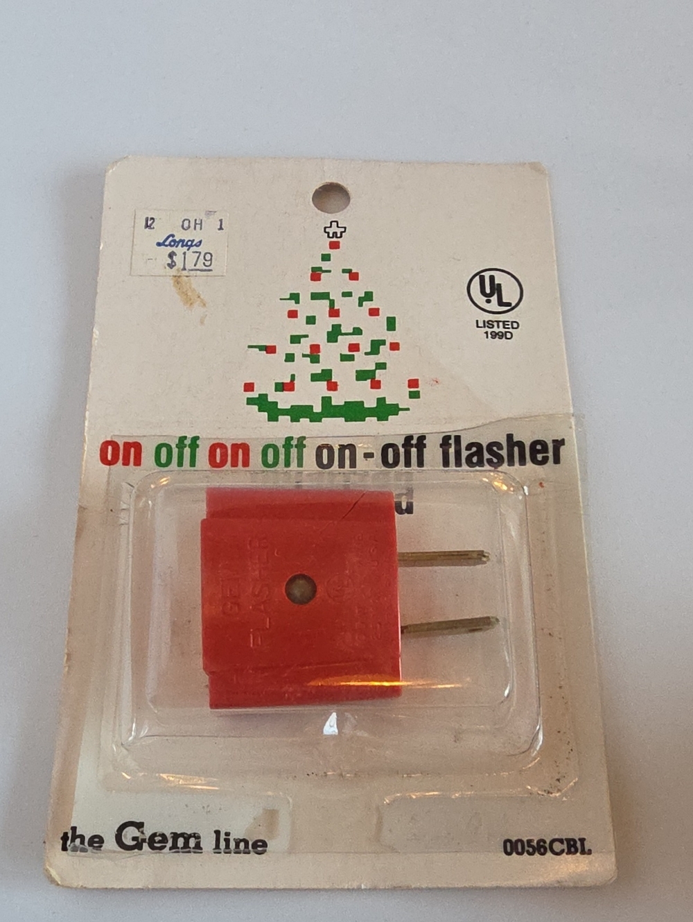 Vintage Christmas GEM Bakelite 100 Watt 125 Volt Flasher For Tree Lights 0056CBL